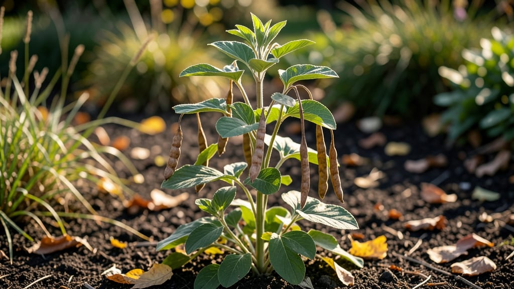False Indigo Seed Pods: Cold-Stressed Viability Test Before Drying