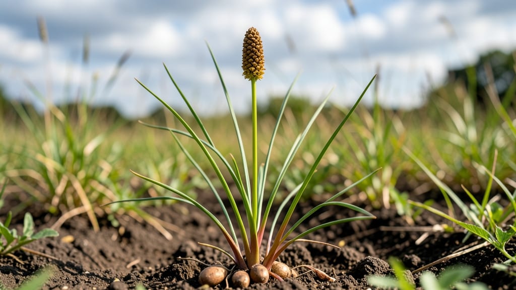 Yellow Nutsedge Seed Head: Twist-Free Harvesting for Zero-Waste Weed Control