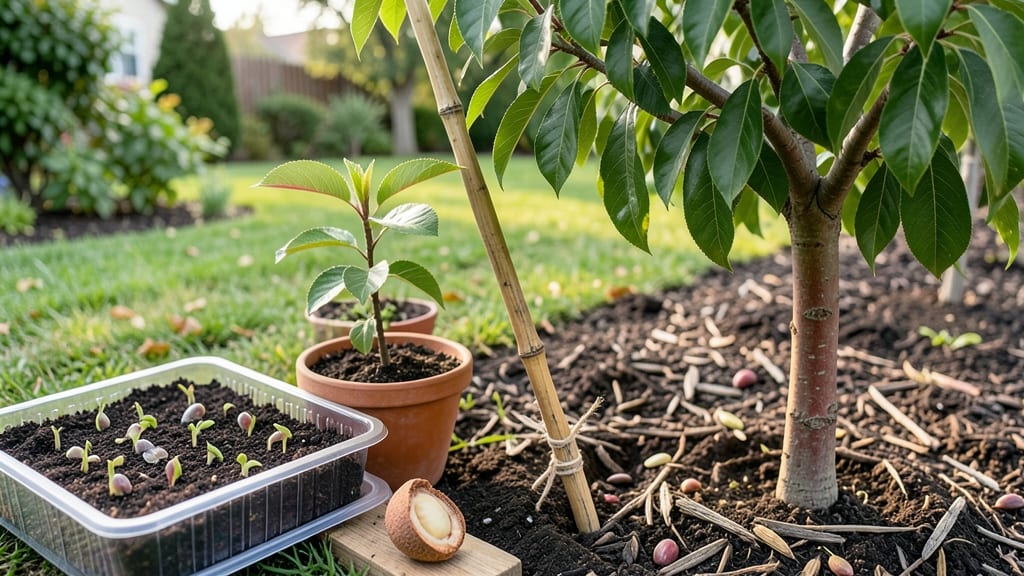 Peach Tree From Seed To Fruit: Twist-Free Pods and Year-Round Harvesting
