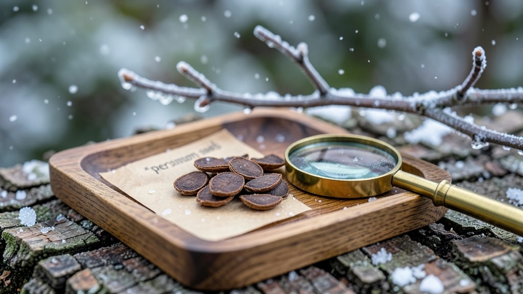 Persimmon Seed Winter: Cold-Resistant Pods That Split Open Naturally
