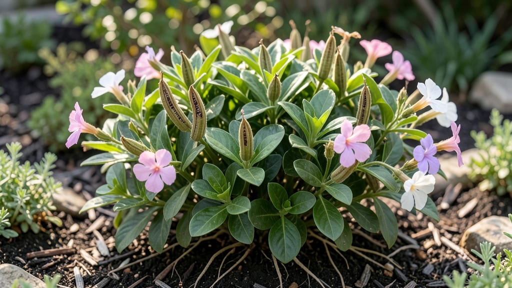 Vinca Seed Pods: Cold-Stressed Viability for Next Year’s Blooms