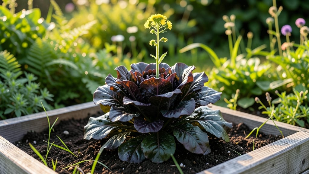 Black Seed Simpson Lettuce: Cold-Stressed Blooms in 60 Days
