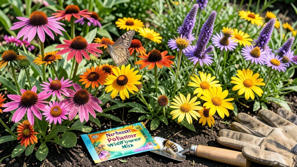 Northeast Pollinator Wildflower Seed Mix: Bee-Friendly Blooms in Every Season