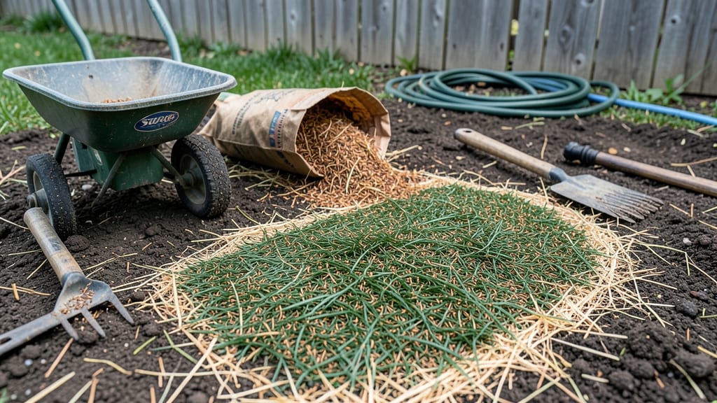 Lawn Seed Mulch: Moisture-Retaining Secret for Stronger Grass Roots