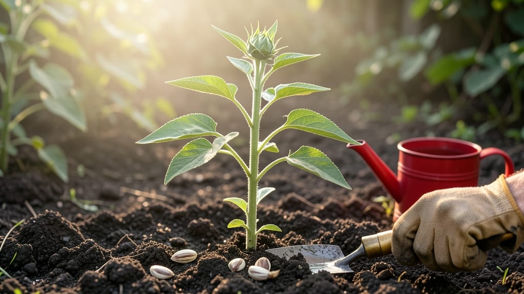 Sunflower Seed Growth: Fast Germination in Loose, Well-Drained Soil