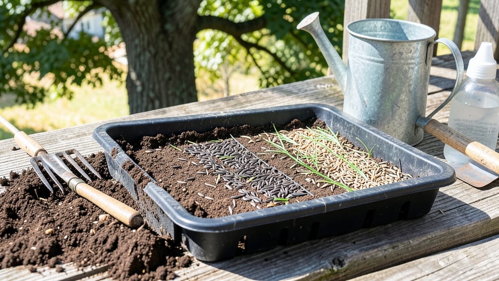 Grass Seed Sunny Mix: Fast-Germinating Blend for Thick, Green Lawns
