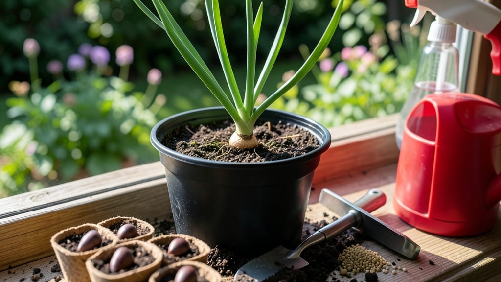 How to Grow Onions from Seed in Pots: Harvest Green Onions in 6 Weeks