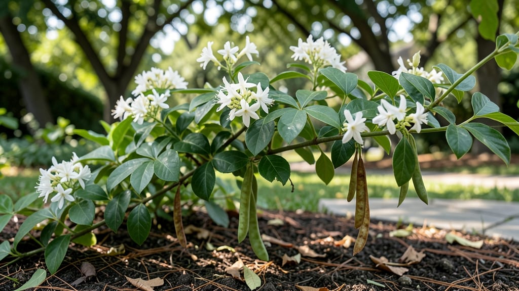 Confederate Jasmine Seed Pods: Cold-Stressed Blooms in 90 Days
