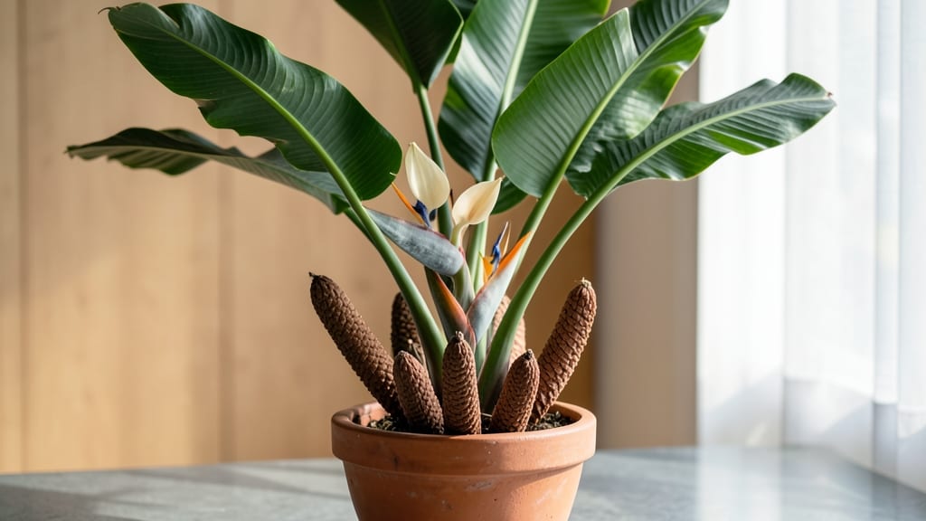 Mexican Bird of Paradise Seed Pods: Bloom-to-Seed Cycle in 3 Layers
