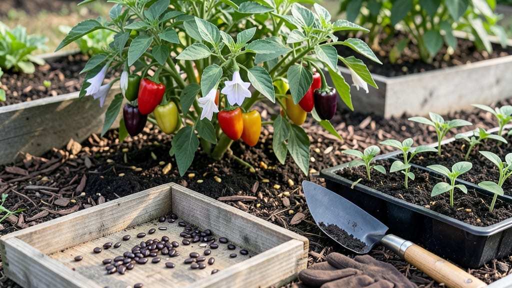 Bell Pepper Seed in Grow a Garden: Cold-Stressed Blooms Ready in 60 Days
